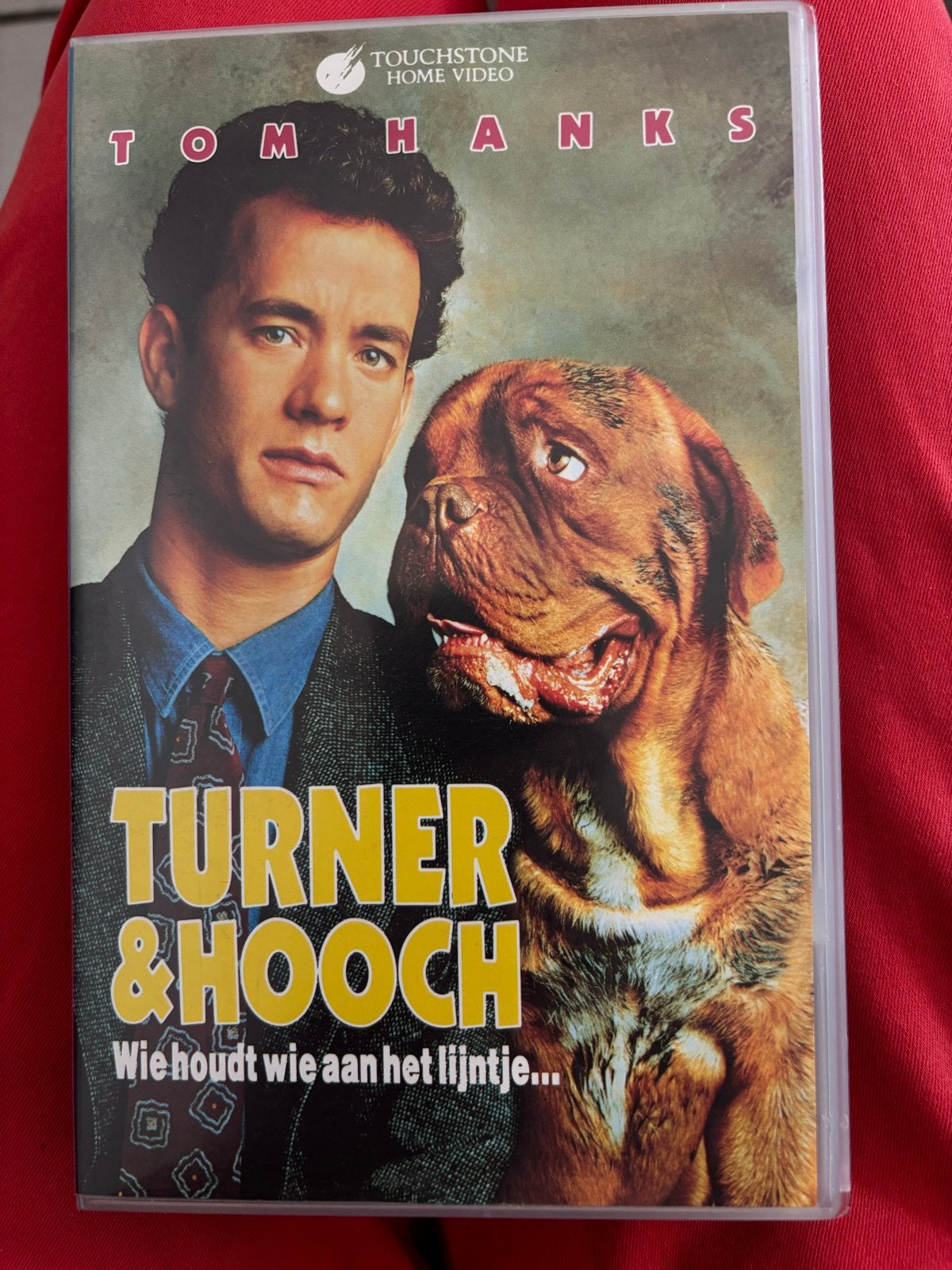 Turner & Hooch VHS - Tom Hanks (Nederlands ondertiteld), Nederlands ondertiteld, Engels, Verzenden, Zo goed als nieuw