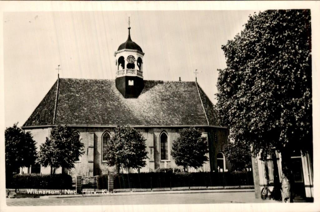 Witmarsum - Hervormde Kerk - klokkenstoel, Ophalen of Verzenden, 1940 tot 1960, Gelopen, Friesland