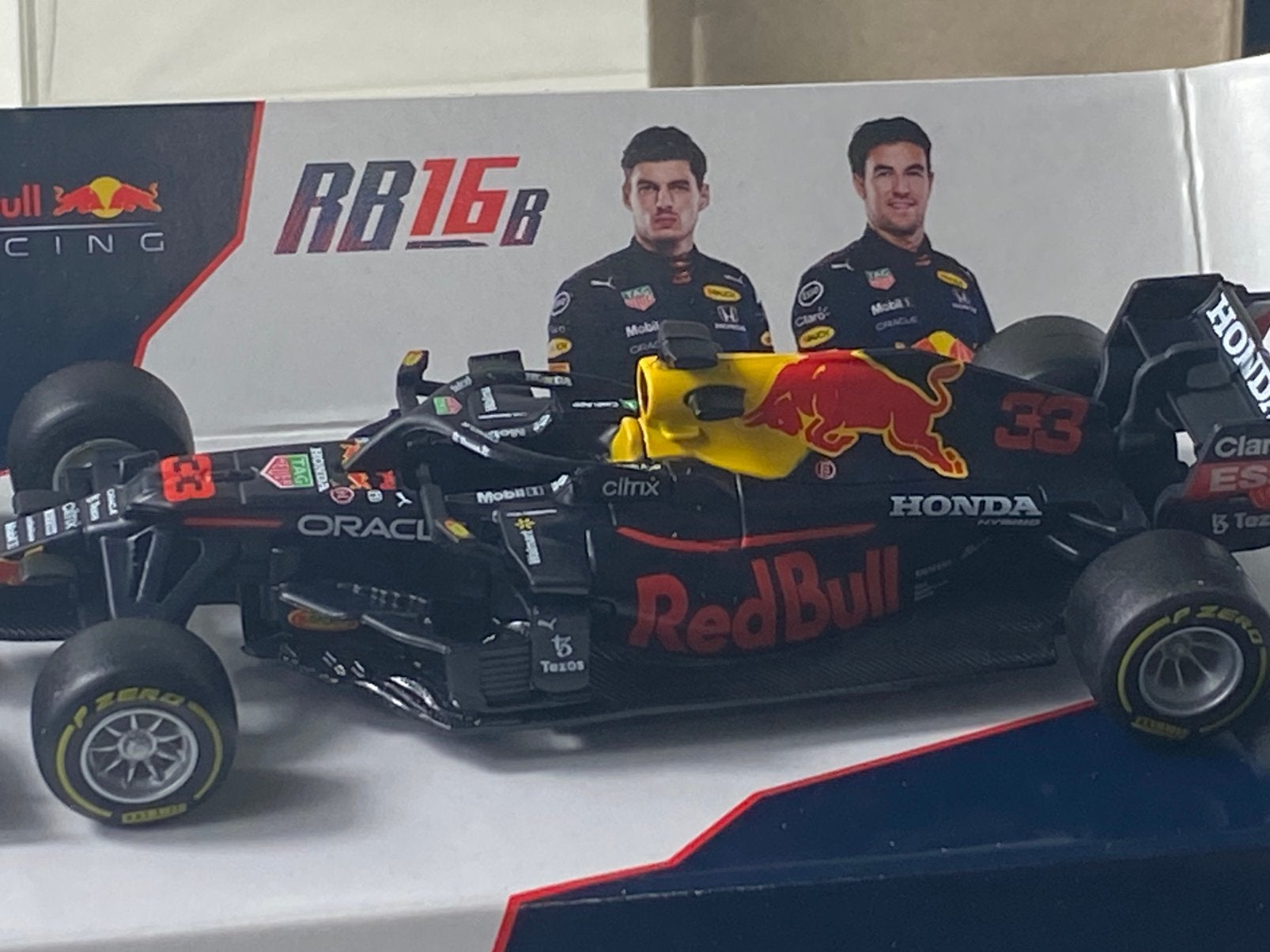 1:43 RB16b-ABU DHABI-HONDA- winner-Max Verstappen, Ophalen of Verzenden, Nieuw, Auto, Overige merken