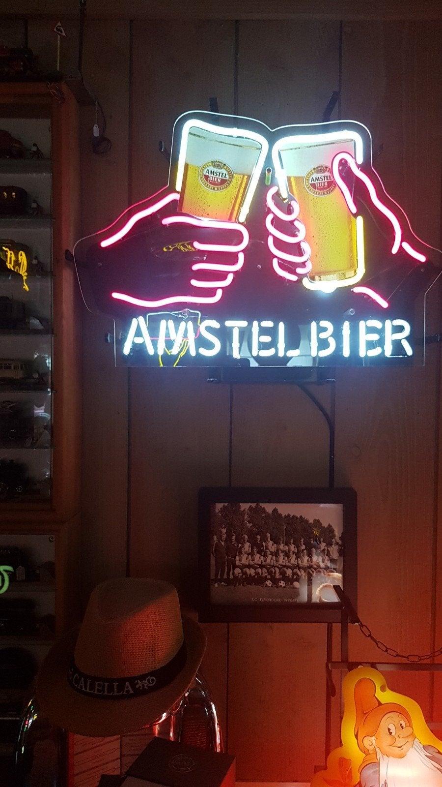 Zeer zeldzaam Amstel Bier Neon lichtreclame, Verzamelen, Ophalen, Gebruikt, Overige typen, Amstel