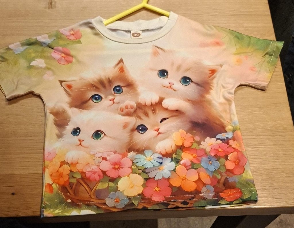 Baby T-shirt hondje en katjes maat 86 2st, Ophalen of Verzenden, Nieuw, Jongetje of Meisje, Shirtje of Longsleeve