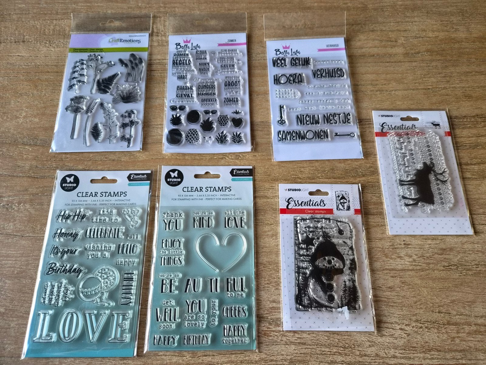 Diverse Clear Stamps Sets, Ophalen of Verzenden, Nieuw, Clearstamp
