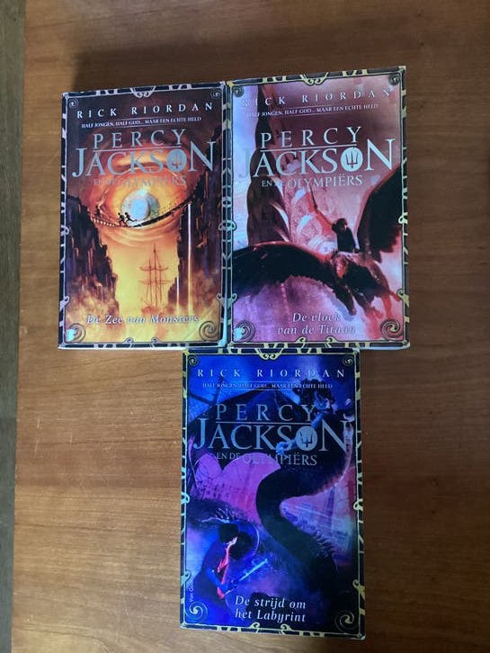 3x Percy Jackson Olympiërs deel 2, 3 en 4, Ophalen of Verzenden, Gelezen, Fictie