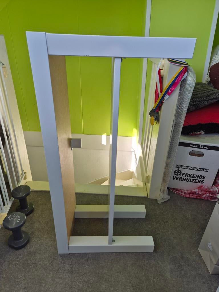 Witte bijzettafel/schoenenkast - 90x40x26cm, Ophalen, Minder dan 45 cm, Gebruikt, 75 cm of meer