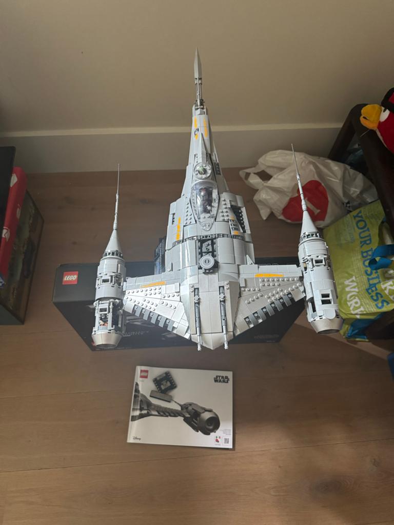 LEGO Star Wars UCS N-1 Starfighter met Grogu en instructies, Ophalen, Zo goed als nieuw, Overige merken