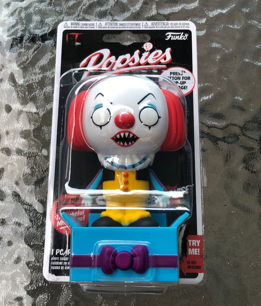 Funko popsies pennywise the clown it, Ophalen of Verzenden, Zo goed als nieuw