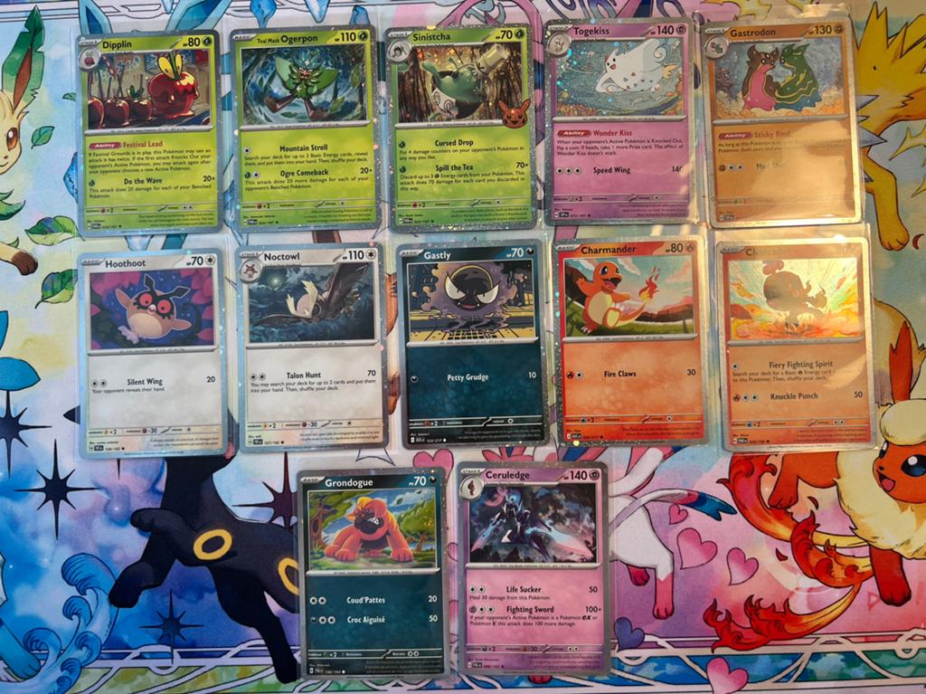 Pokemonkaarten Cosmos holo 12x, Hobby en Vrije tijd, Verzamelkaartspellen | Pokémon, Ophalen of Verzenden, Nieuw, Meerdere kaarten