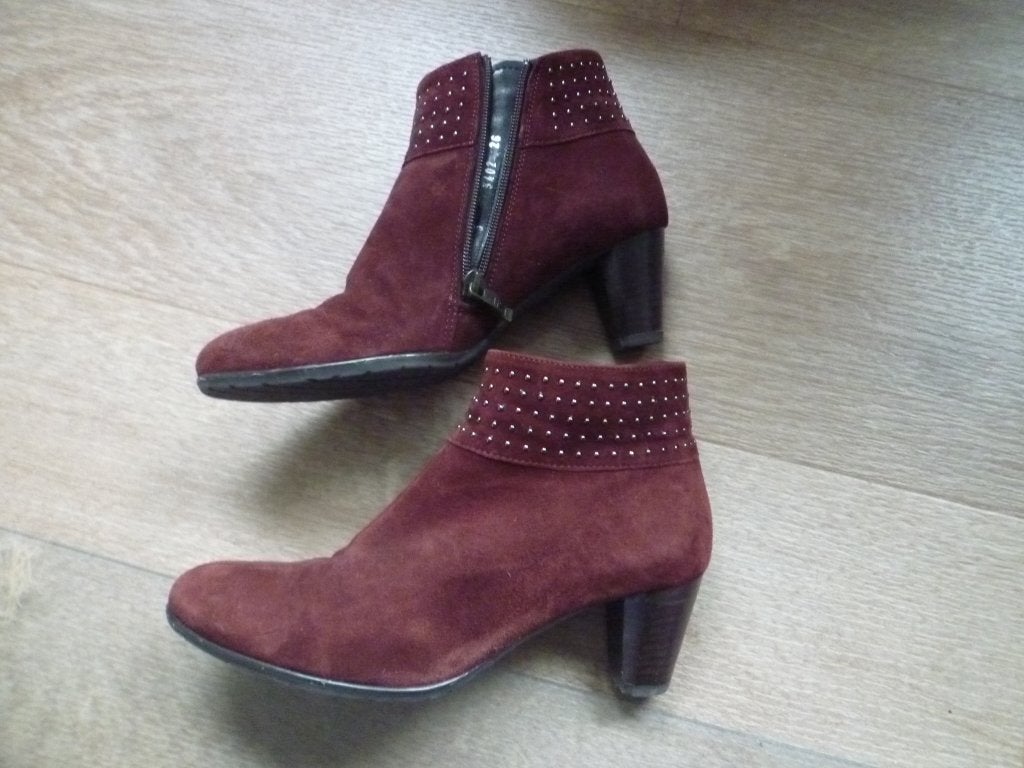 Suede enkellaarsjes, Kleding | Dames, Ophalen, Lage of Enkellaarzen, Zo goed als nieuw, Ara.