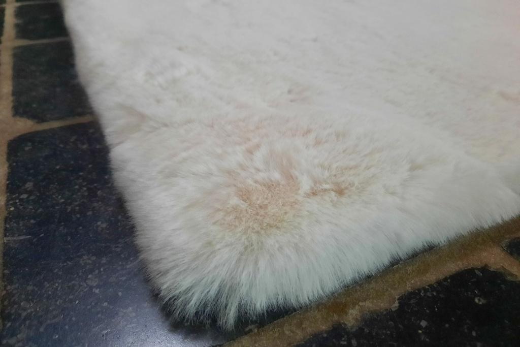 Superzacht fluffy vloerkleed Comfy creme 160x230