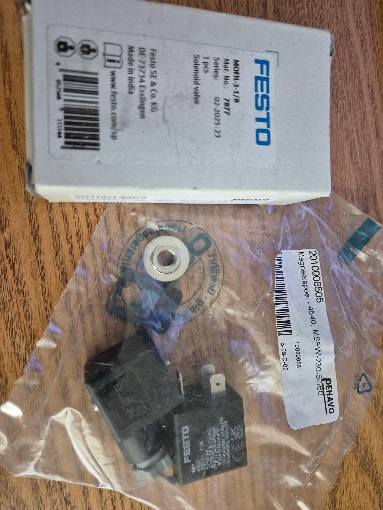 Festo solenoid valve, Ophalen of Verzenden, Nieuw