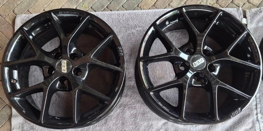 Originele 16 inch BBS velgen - Zwart glanzend 5x100, Ophalen, Nieuw
