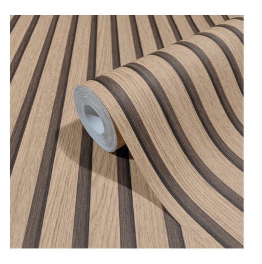 2 rollen Hornbach AS Creation vliesbehang.  Nieuw!, houtlook, Materiaallook, Natuurlijk, Overige merken, Ophalen of Verzenden