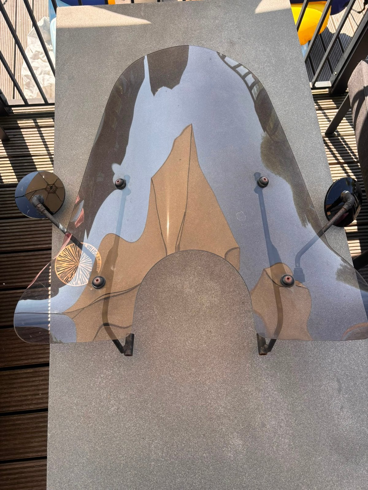 windscherm scooter, Ophalen of Verzenden, Gebruikt