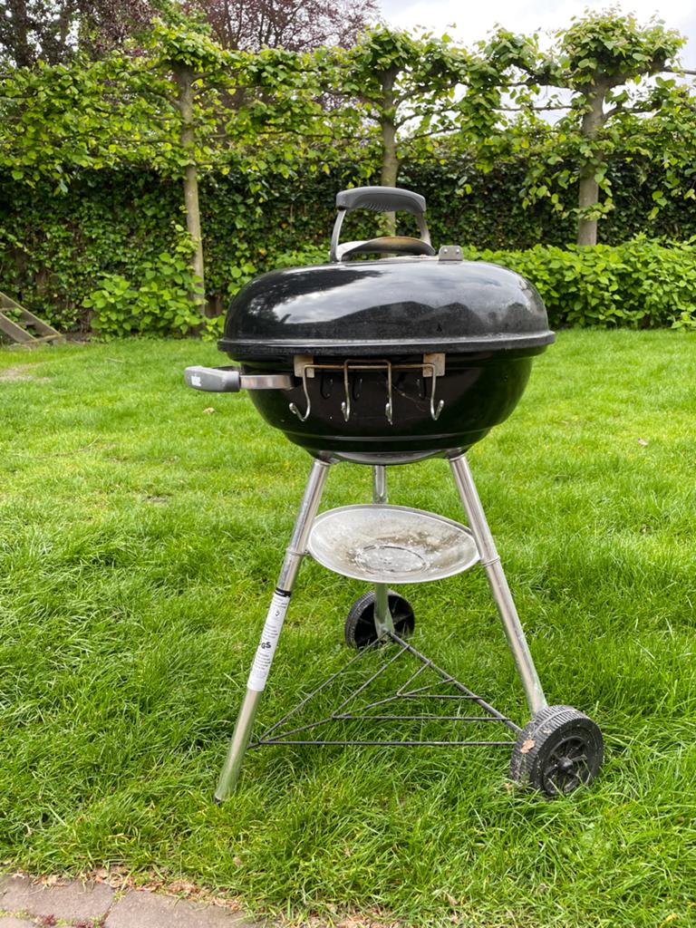 Weber Houtskoolbarbecue Zwart - 47cm diameter, Ophalen, Gebruikt