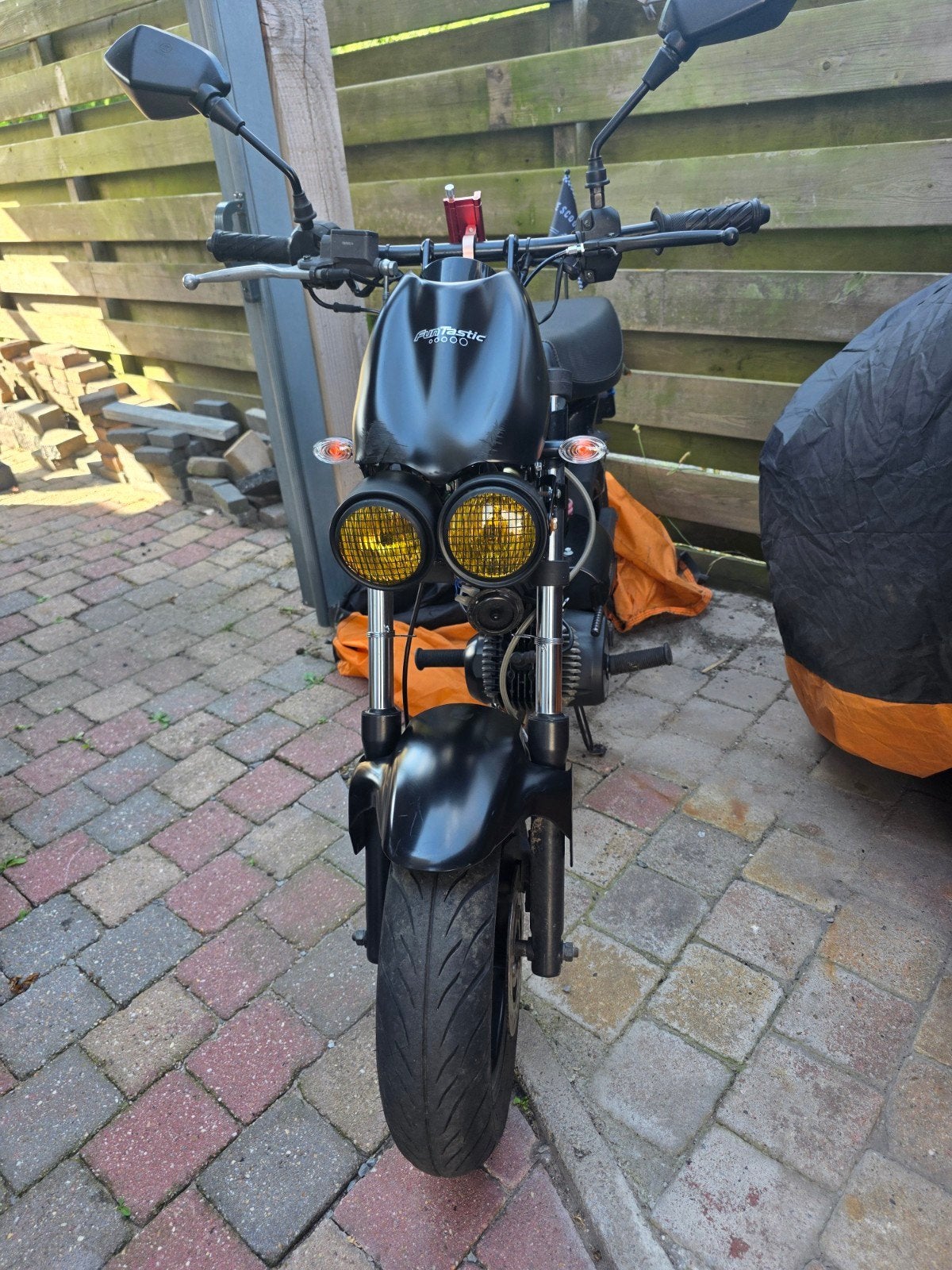 Tomos Funtastic Zwart, Goede Staat, Fietsen en Brommers, Ophalen, Gebruikt, Maximaal 25 km/u, Standard