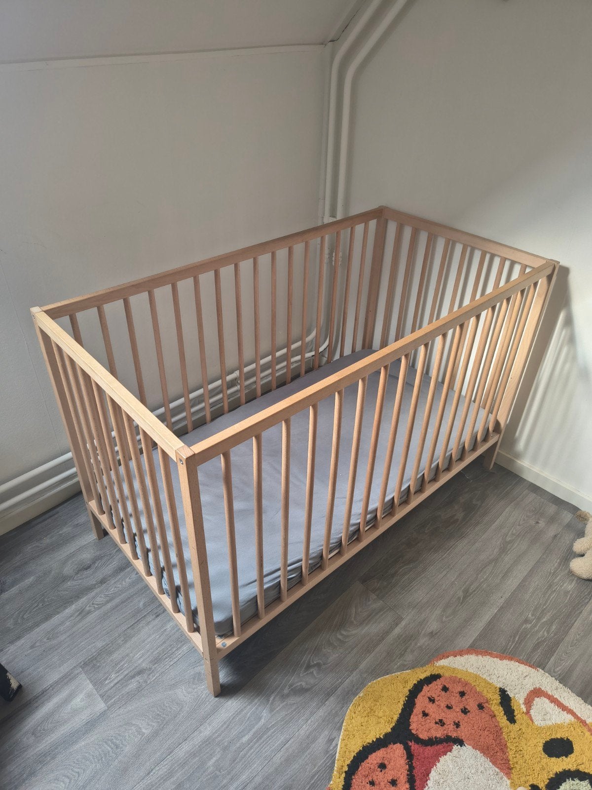 Houten Ledikant - Zo goed als nieuw, Kinderen en Baby's, Ophalen, Zo goed als nieuw, Ledikant
