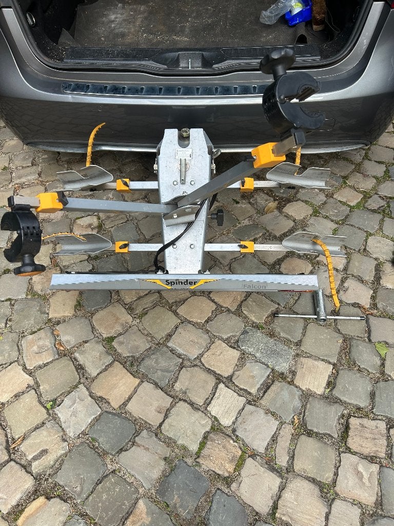 fietsdrager, Ophalen, Gebruikt, 2 fietsen, Trekhaakdrager