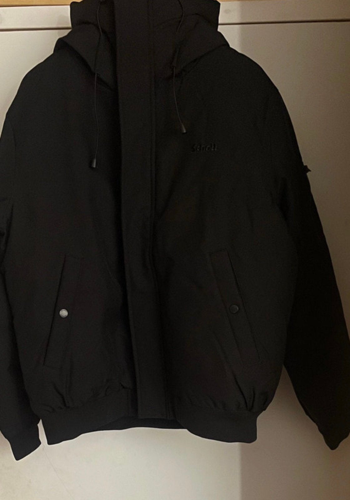Schott winterjas heren maat L, Ophalen of Verzenden, Nieuw, Maat 52/54 (L), Zwart