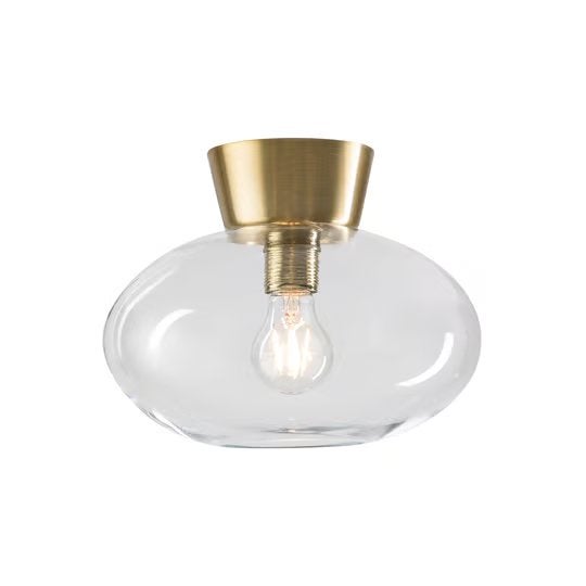 Bulllo ceiling lamp opaal glass Ø27 cm, Ophalen, Zo goed als nieuw, Glas