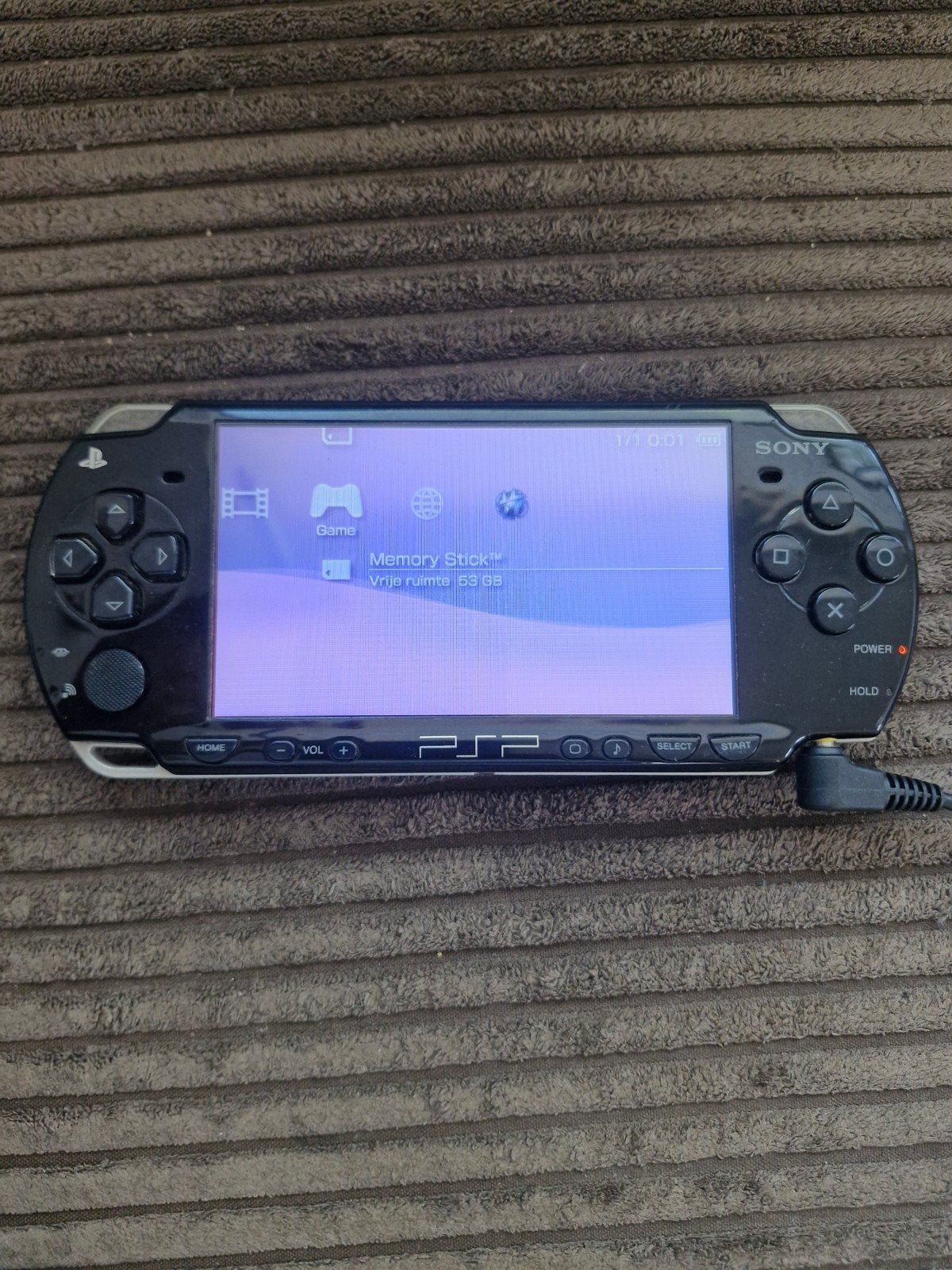 Sony PSP, Spelcomputers en Games, Ophalen, Zwart, PSP, Gebruikt