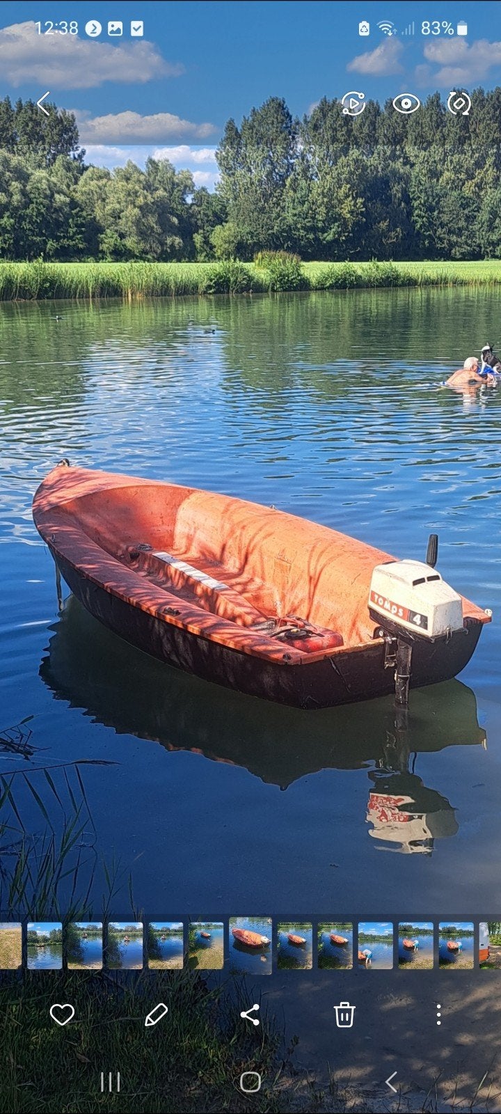 Visboot boot roeiboot sloep 4m zeilboot, Ophalen of Verzenden, Gebruikt