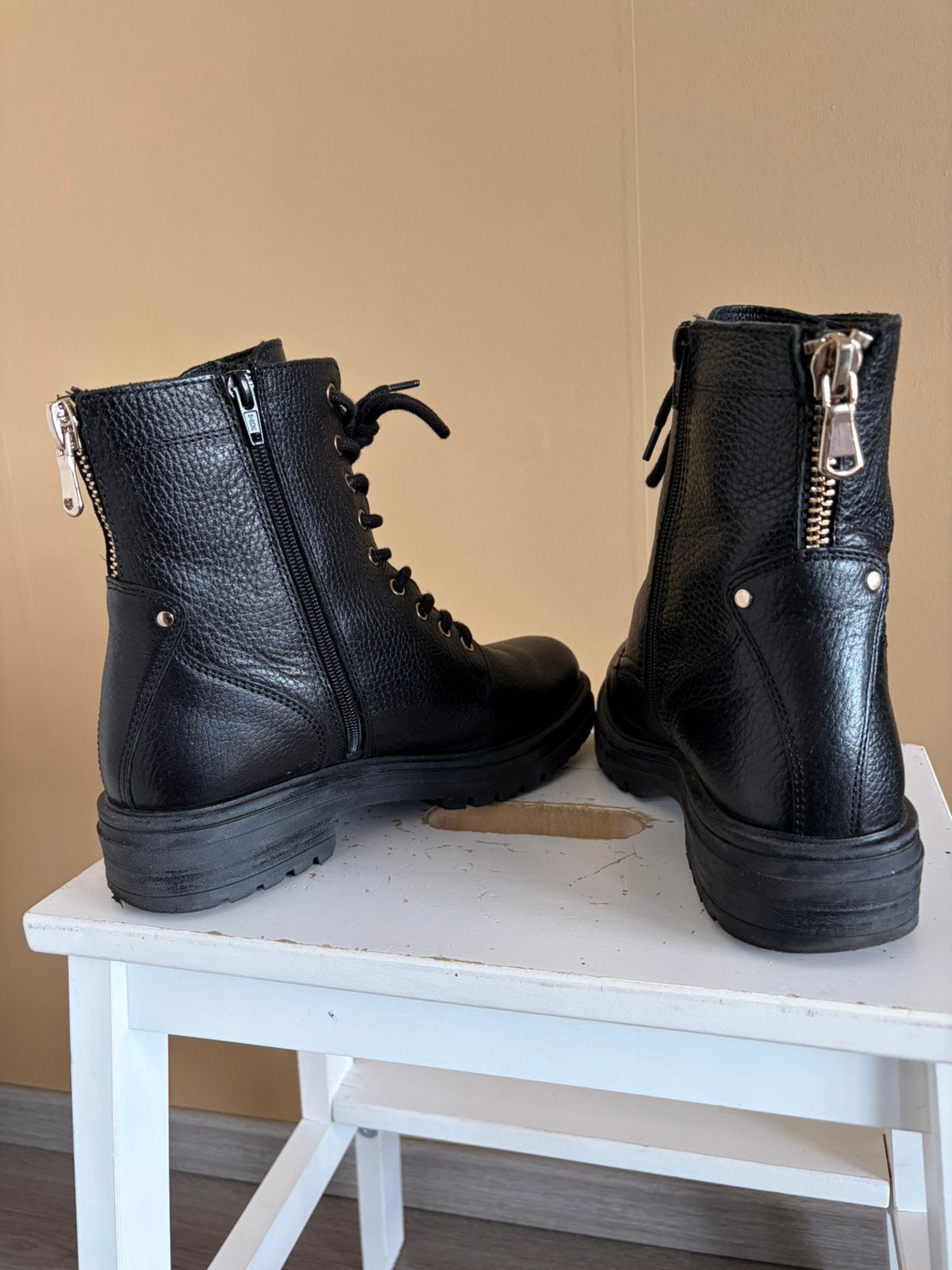 PS Poelman boots, Kleding | Dames, Zwart, Overige typen, Ophalen of Verzenden, Gedragen