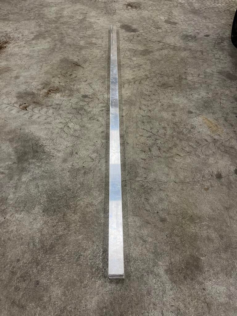 Aluminium strippen 11x70x5 mm lengte 3 meter, Ophalen, Nieuw, Aluminium