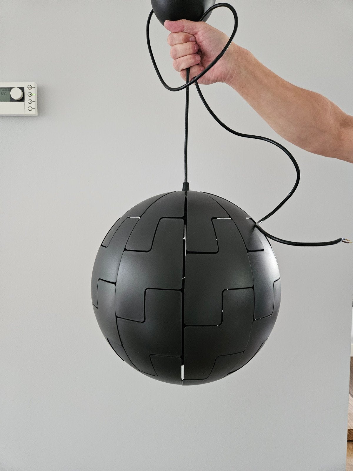 IKEA PS 2014 Hanglamp Zwart - Modern Design, Ophalen, Modern, Scandinavisch, E27 (groot), Zo goed als nieuw