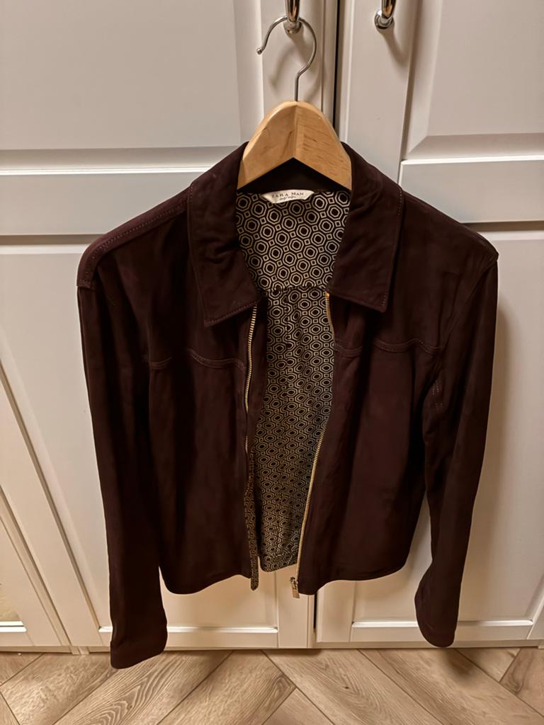 Zara suède jack - Limited Edition, Ophalen of Verzenden, Zo goed als nieuw, Maat 48/50 (M), Bruin