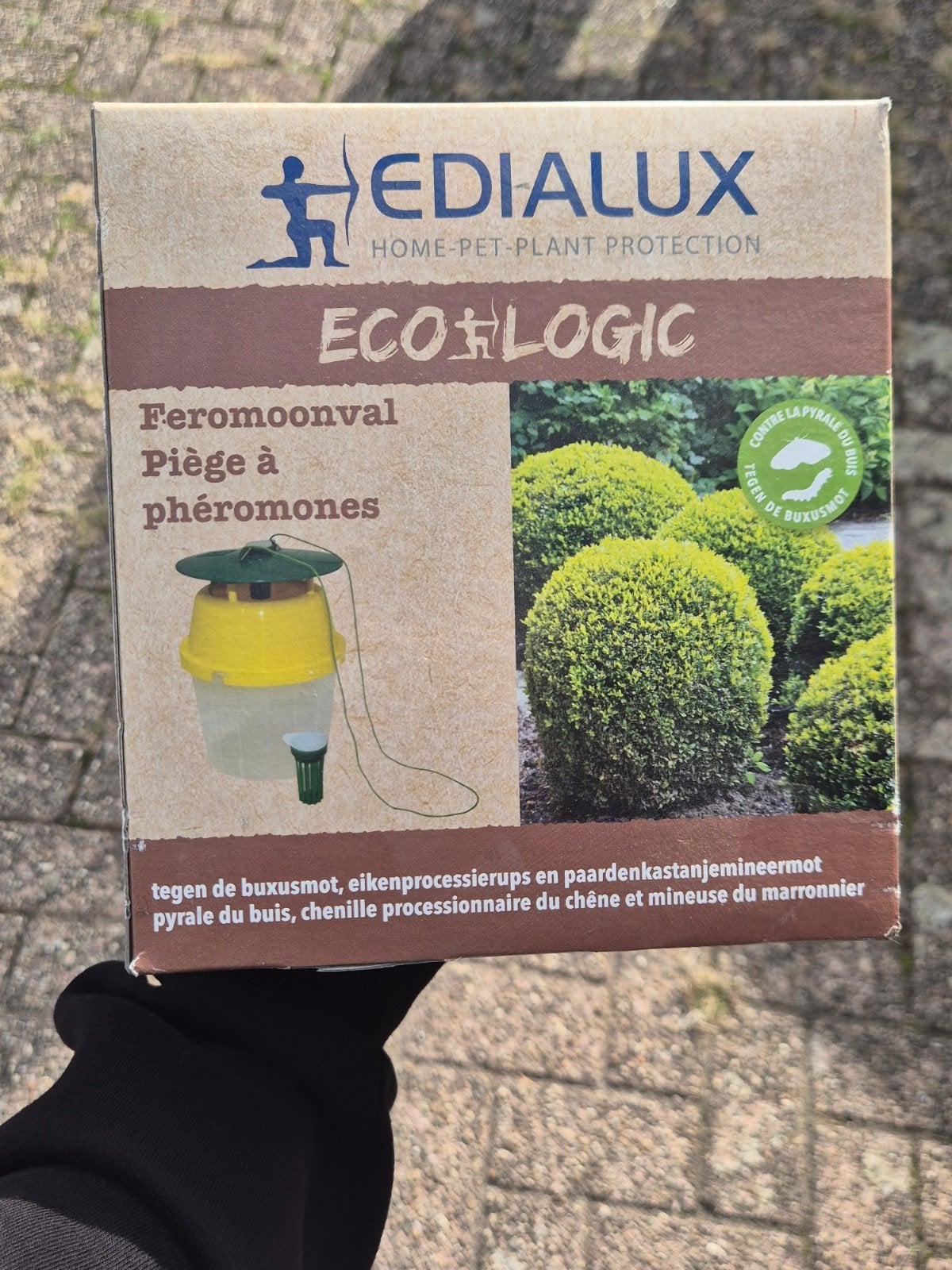 Edialux Feromoonval ECOlogic - Buxusmot, Eikenprocessierups, Ophalen of Verzenden, Nieuw, Ongediertebestrijding