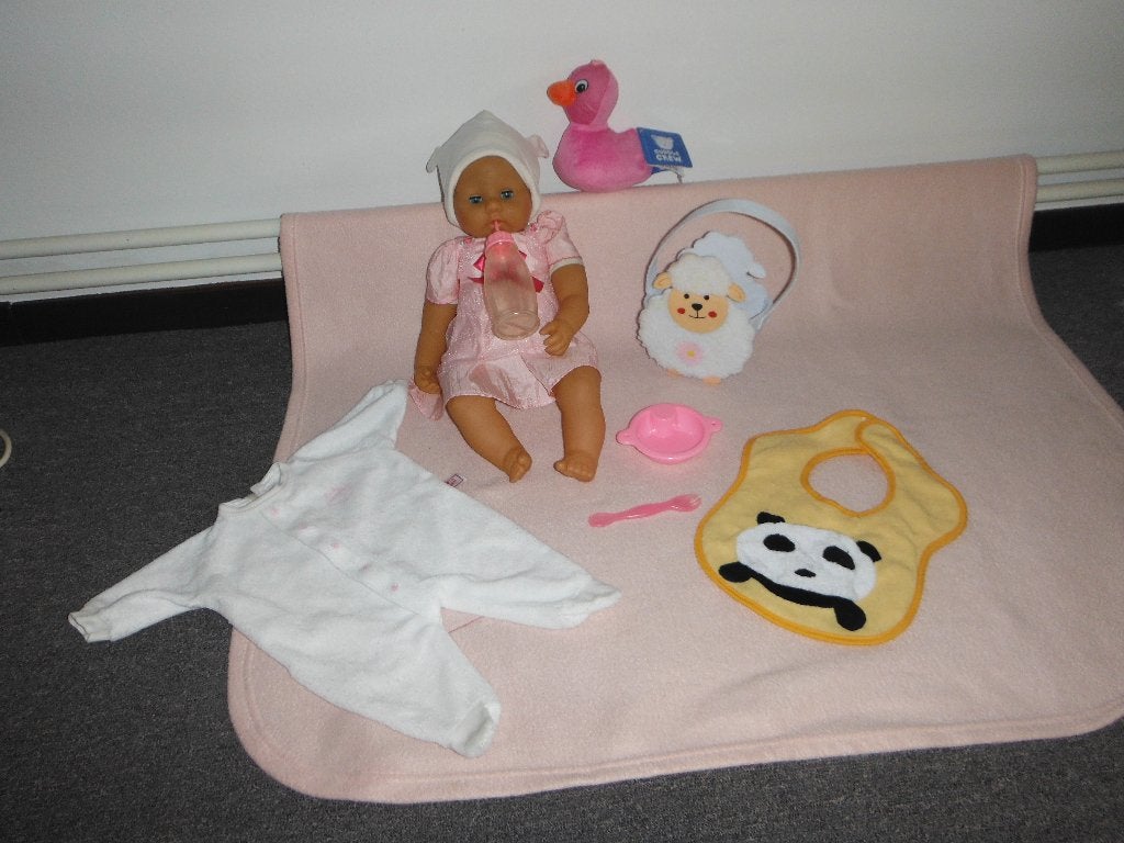 baby anabel interactief, Kinderen en Baby's, Ophalen of Verzenden, Zo goed als nieuw, Babypop