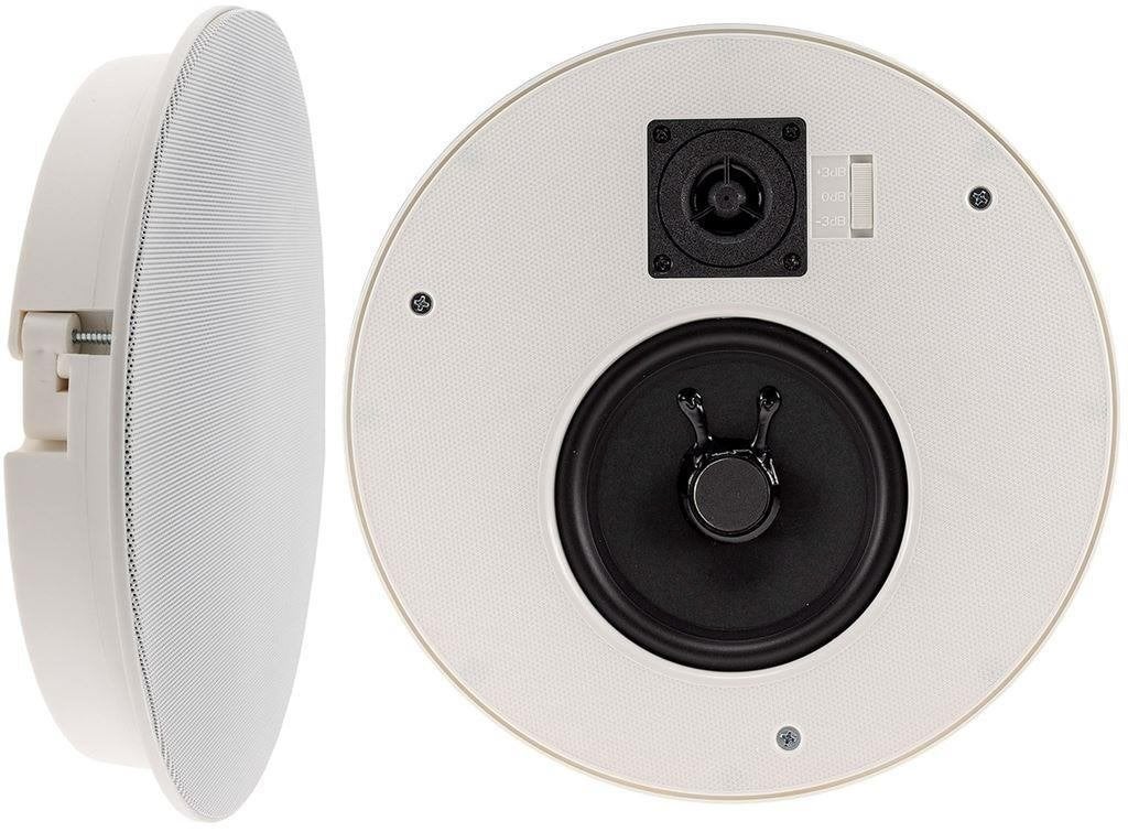 Inbouw luidspreker , rond, wit, 2-weg, Ø 25,5 cm, 120 watt, Overige merken, ., Nieuw, Ophalen of Verzenden