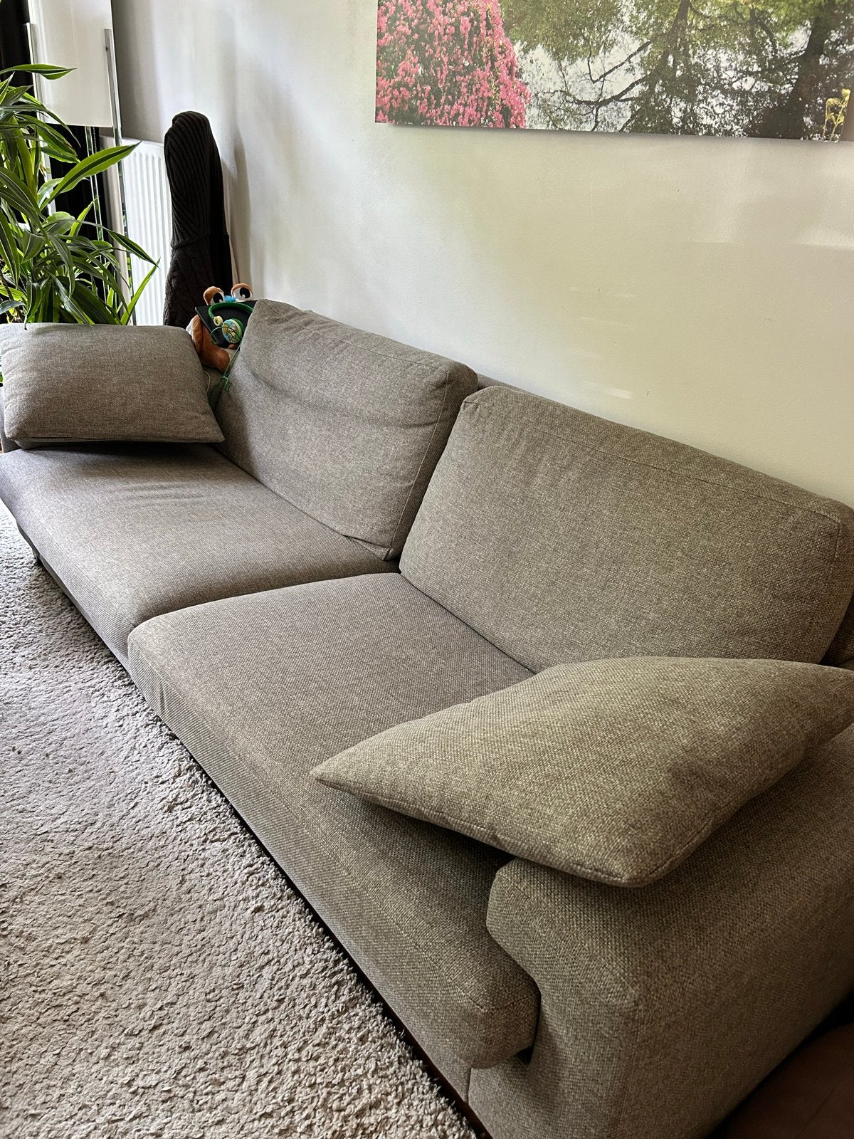 Gratis ophalen Comfortabele 3-zitsbank met twee fauteuils, Ophalen, Gebruikt, Driepersoons, 75 tot 100 cm