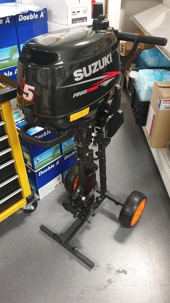 Buitenboordmotor Suzuki four stroke 5pk, Watersport en Boten, Ophalen, Zo goed als nieuw, Benzine, Aluminium