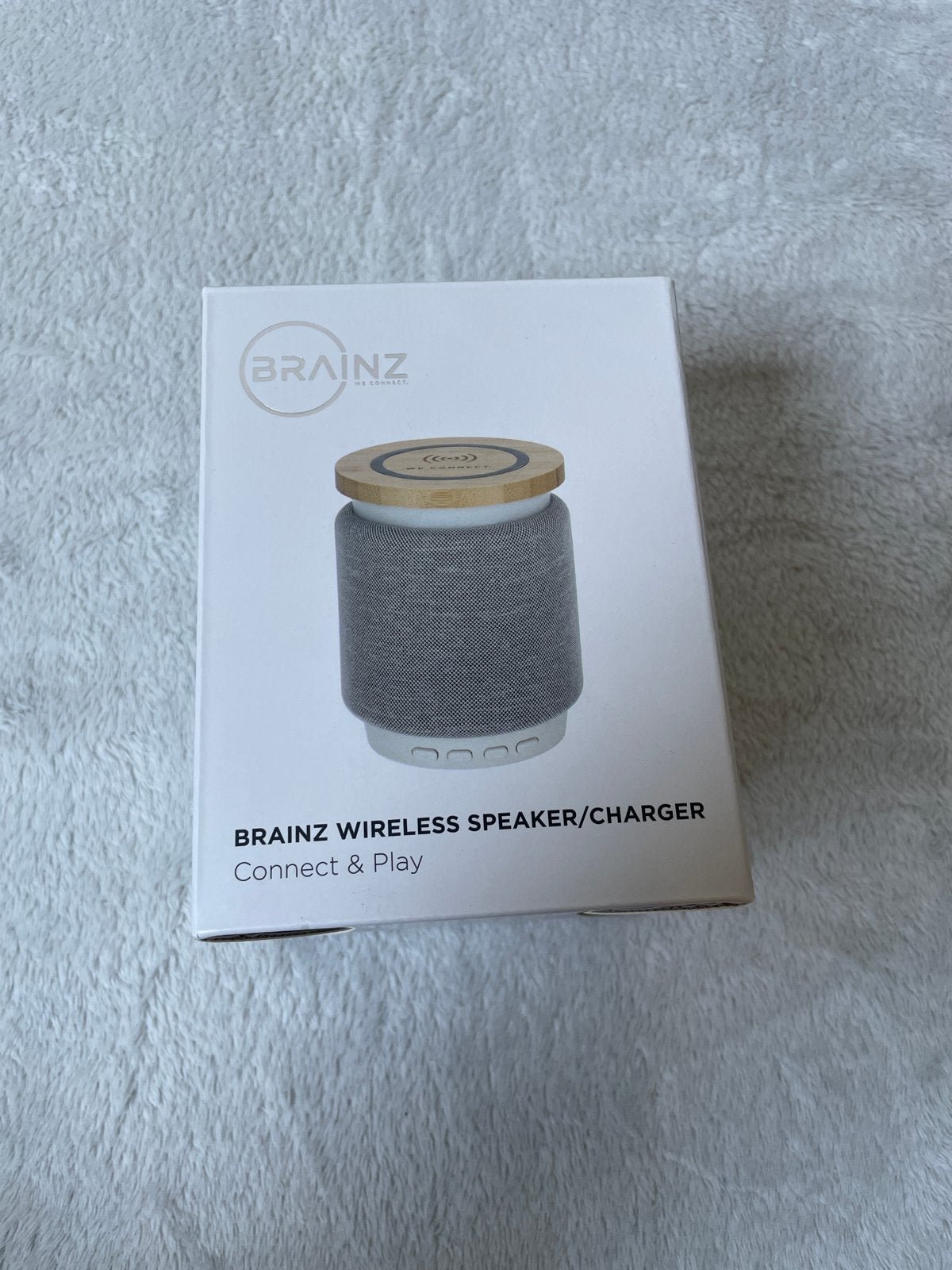 BRAINZ Draadloze Speaker/Oplader met LED-verlichting, Overige merken, Ophalen of Verzenden, Zo goed als nieuw, Draagbare speaker