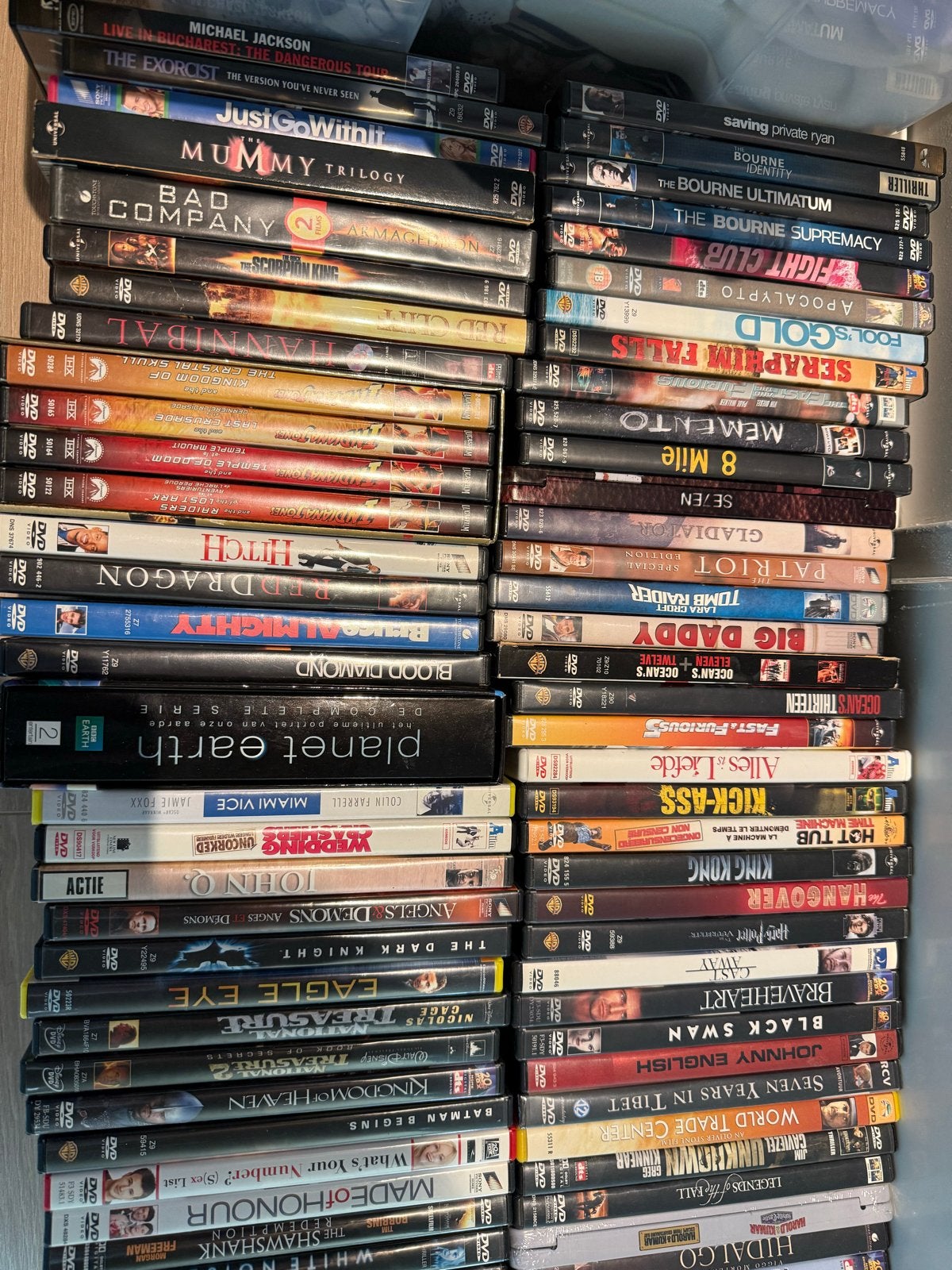 Grote collectie diverse DVD's - Actie, Thriller, Drama, Vanaf 16 jaar, Ophalen of Verzenden, Gebruikt, Inclusief doosje
