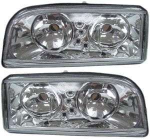 Volvo koplamp chroom styling Links en rechts set 850 Volvo o, Ophalen of Verzenden, Nieuw, Volvo