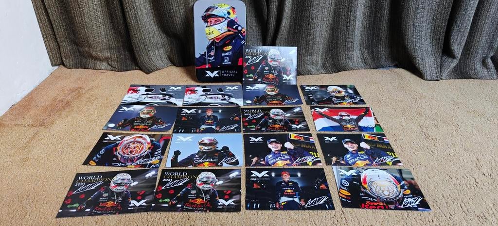Max Verstappen Webshop kaarten in bewaarblik, Ophalen of Verzenden, Nieuw, Formule 1