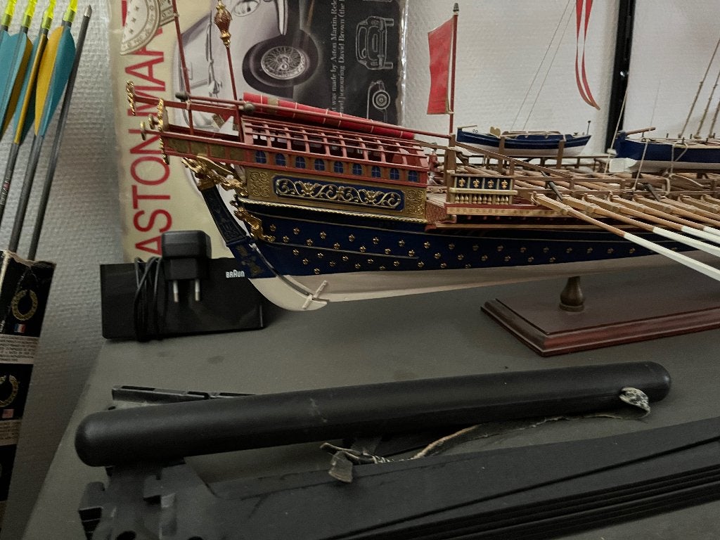 modelschip Trireem. diverse modelschepen. SS Rotterdam, Ophalen
