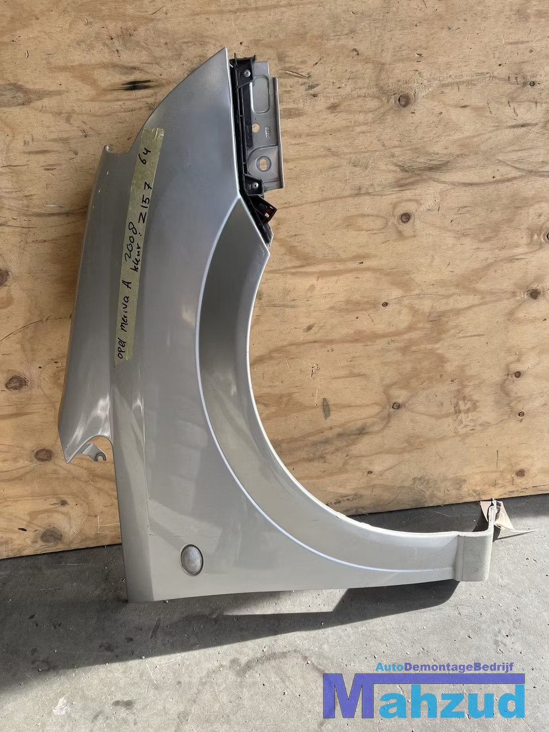 OPEL MERIVA A Zilver Z157 Rechts voorscherm 2003-2010, Gebruikt, Opel Automobile GmbH, Ophalen of Verzenden, Kontakt@opel-infoservice.de