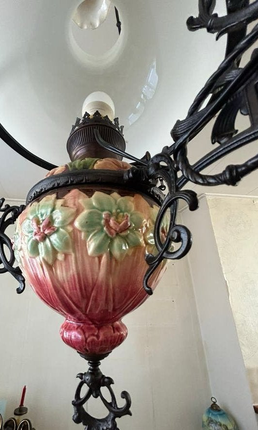 Antieke lamp, Ophalen, Gebruikt, Vintige