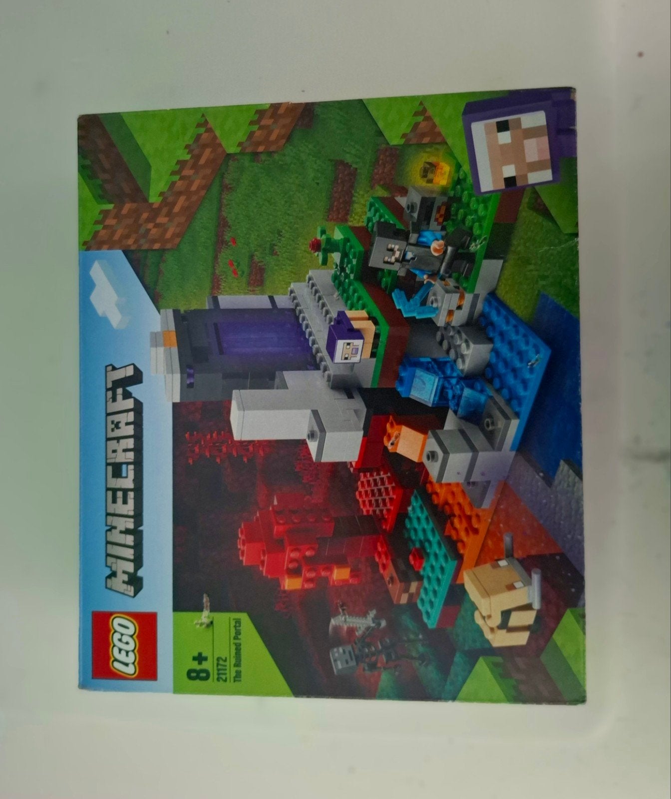 Lego set The Ruined Portal 21172, Inclusief instructies, Minecraft, Lego, Ophalen of Verzenden