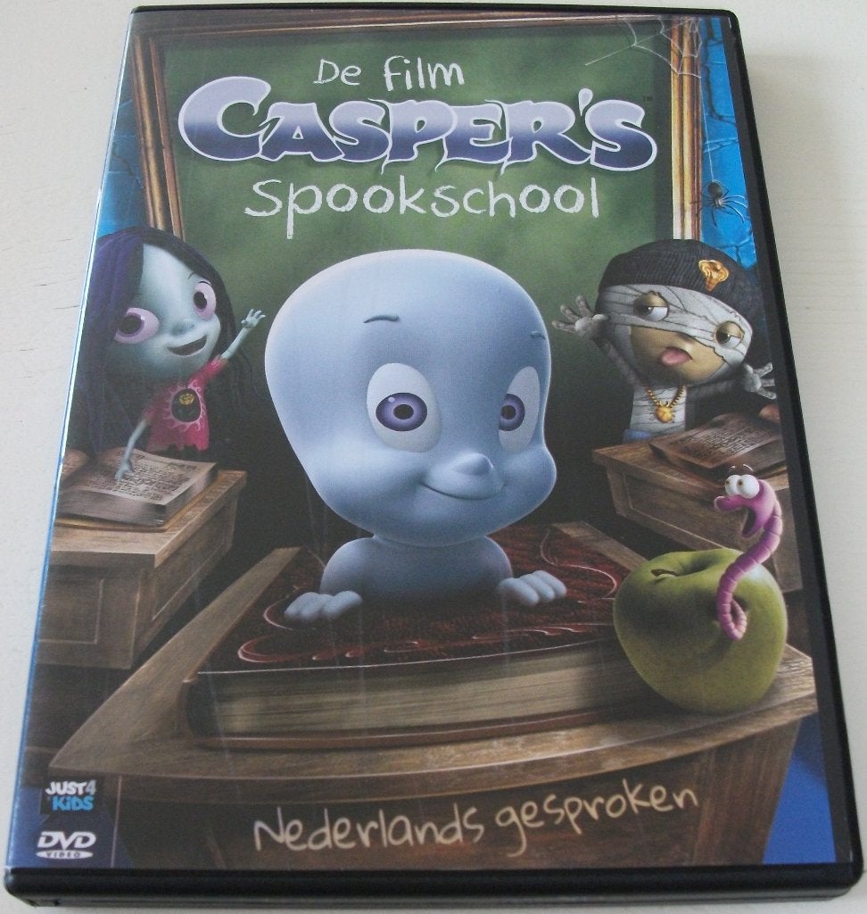 Dvd *** CASPER'S SPOOKSCHOOL *** De Film, Europees, Animatie, Zo goed als nieuw, Vanaf 6 jaar