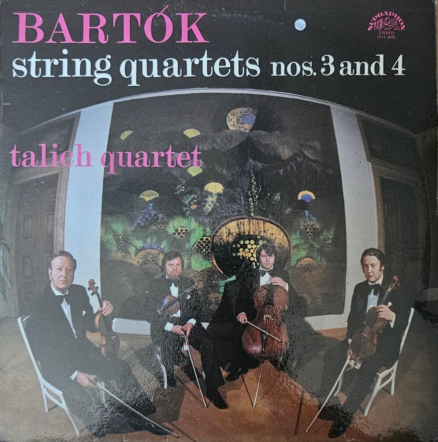 Talich Quartet - Béla Bartók String quartet 3/4 ( 12-inch), Kamermuziek, Modernisme tot heden, Ophalen of Verzenden, Zo goed als nieuw