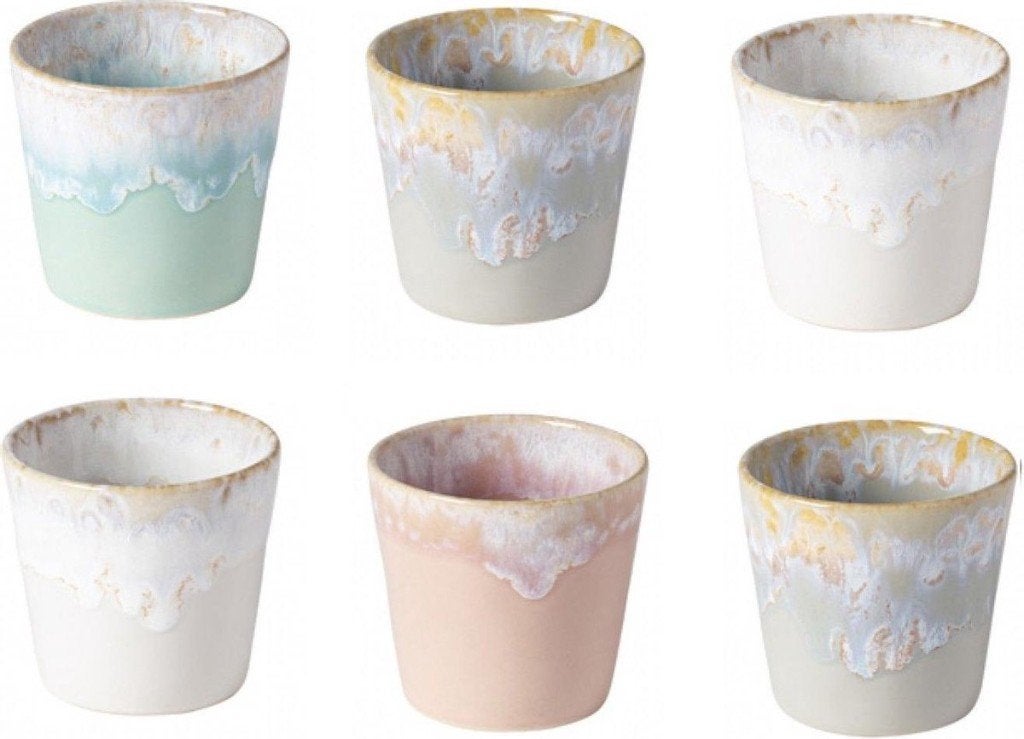 Costa Nova Grespresso lungo kopjes set van 6 - soft touch, Huis en Inrichting, Overige merken, Nieuw, Ophalen of Verzenden, Modern