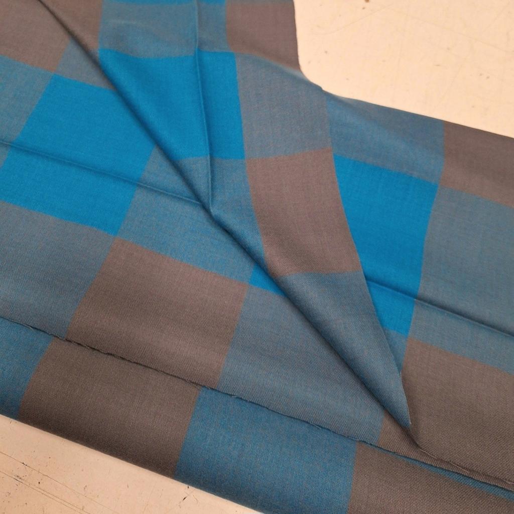 Polyester wol, Wol, Blauw, 120 cm of meer, Ophalen of Verzenden