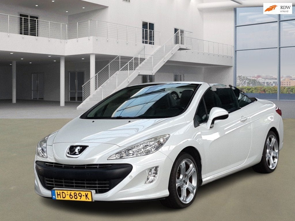 Peugeot 308 CC 1.6 THP Noir & Blanc CABRIO PSENSOR LEDER CRU, Voorwielaandrijving, Euro 5, 1490 kg, Gebruikt