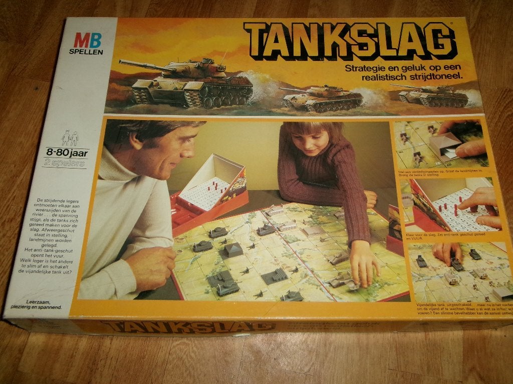 spel tankslag, Een of twee spelers, Ophalen of Verzenden, Zo goed als nieuw, MB