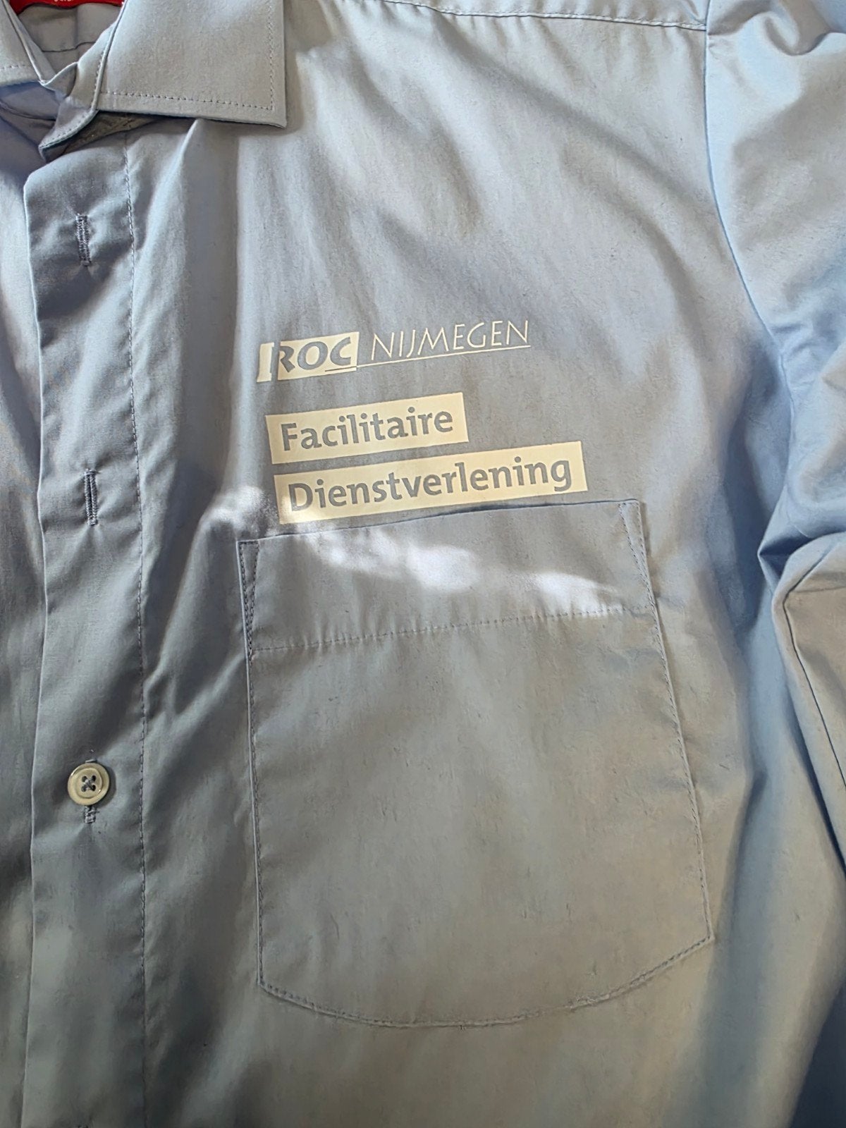 Greiff Basic Regular Fit overhemd ROC Nijmegen L 41/42, Ophalen, Greiff, Blauw, Nieuw