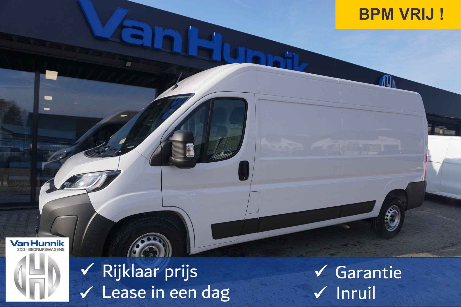 Citroën Jumper 35 2.2 140PK L3H2 BPM VRIJ! 10" Navi, Climat, Voorwielaandrijving, 15 km/l, Gebruikt, 4 cilinders